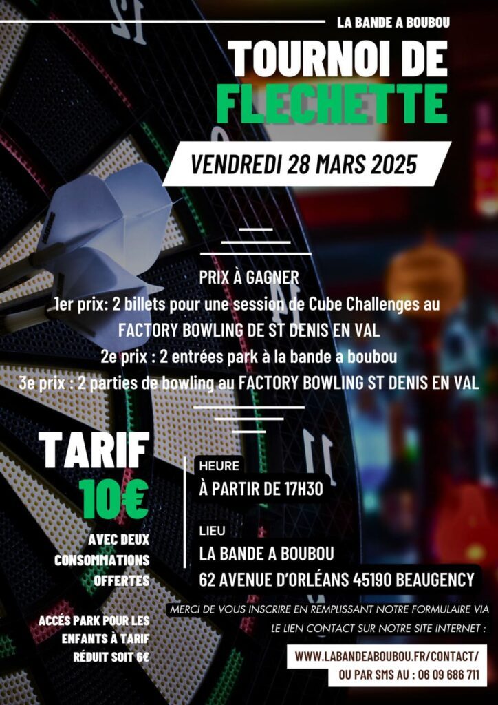 Tournoi de fléchettes
